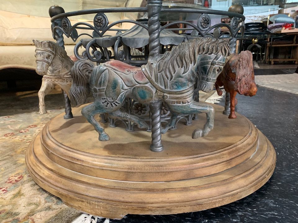4 horse carousel table > Carousel Tables & More > Carousel